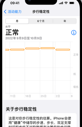 深泽iPhone手机维修如何在iPhone开启'步行稳定性通知'