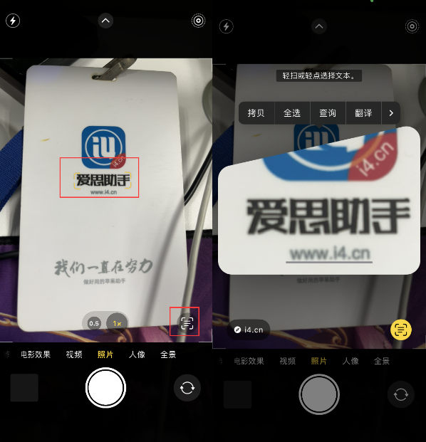 深泽苹果手机维修分享升级iOS 16后如何通过相机翻译文本 