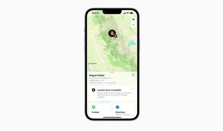 深泽苹果14维修分享iPhone14系列中 FindMy功能通过卫星分享位置方法教程 